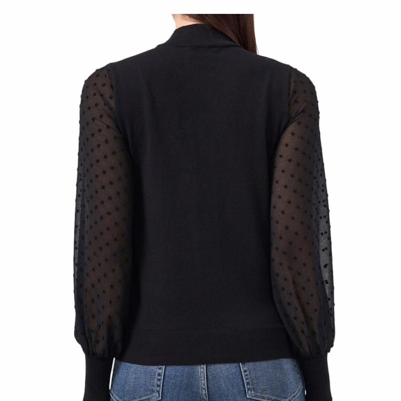 NWT Vince Camuto Ladies Clip Dot Sleeve Sweater - Picture 3 of 3